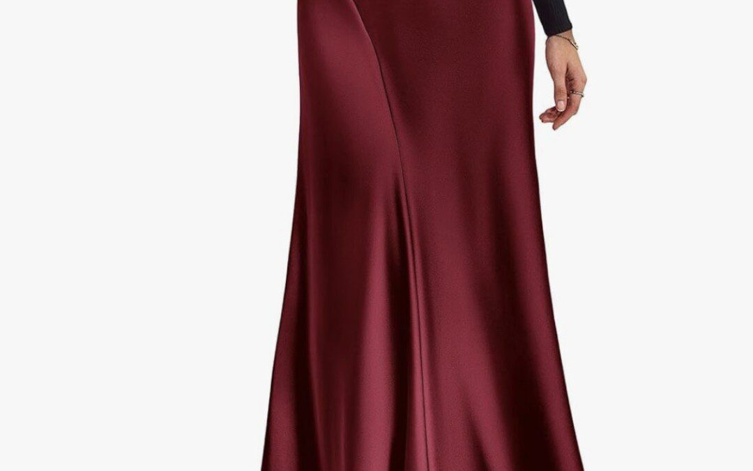 High-Waisted A-Line Long Skirt – $23.99 shipped!